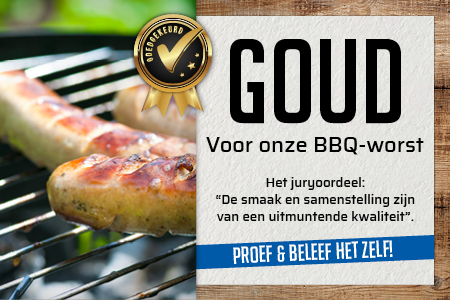GOUD voor onze Jalapeno & Naturel BBQ-worst